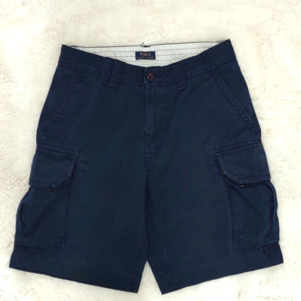 Polo by Ralph Lauren Men's Navy Cargo Shorts